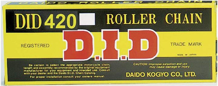 Actual product image D.I.D 420D(B&B) X 120 Mail. Rj