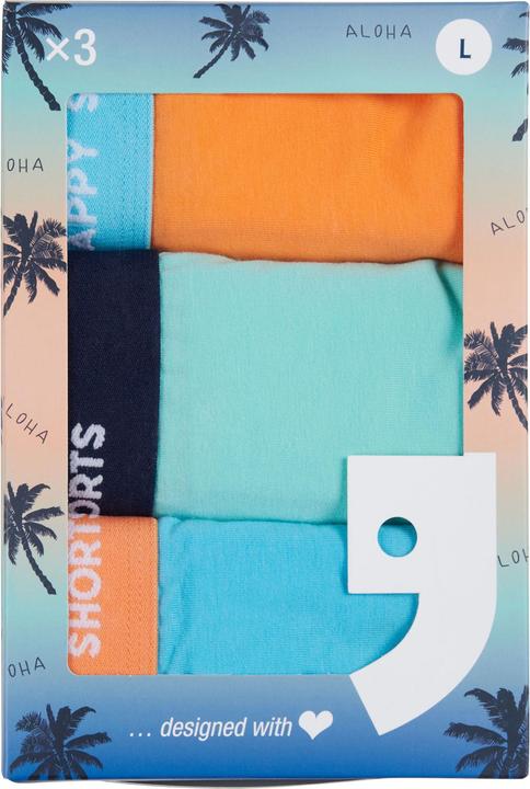 Image du produit Happy shorts Retro Boxer Jersey (M, Lot de 3)