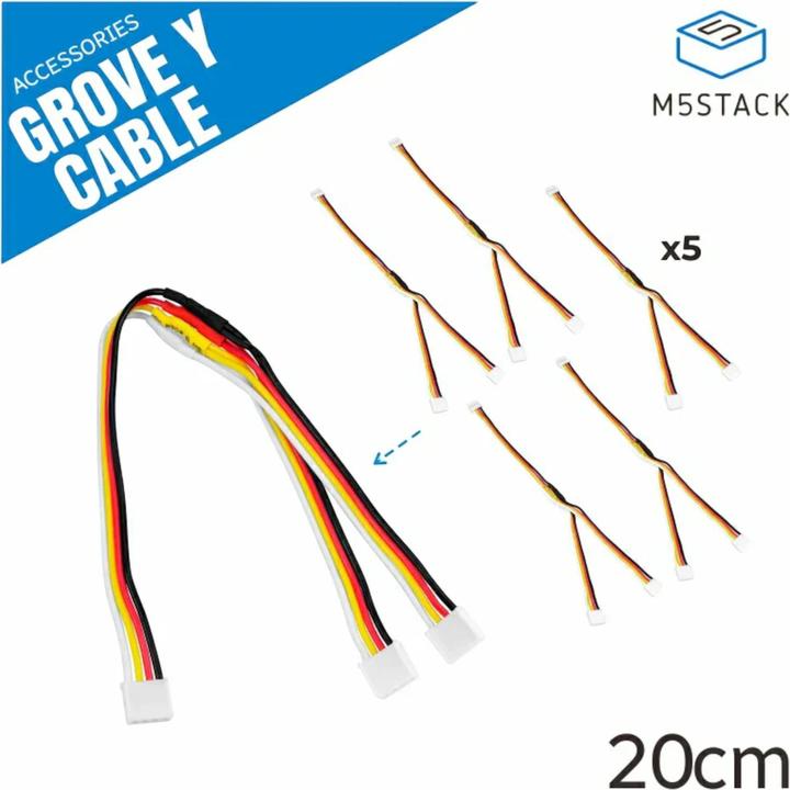 Produktbild M5Stack Grove Y Cable 20cm 5 Stück
