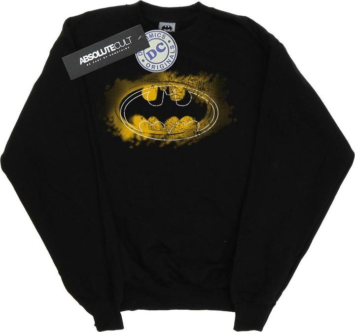 Batman Spray Logo Sweatshirt Jungen