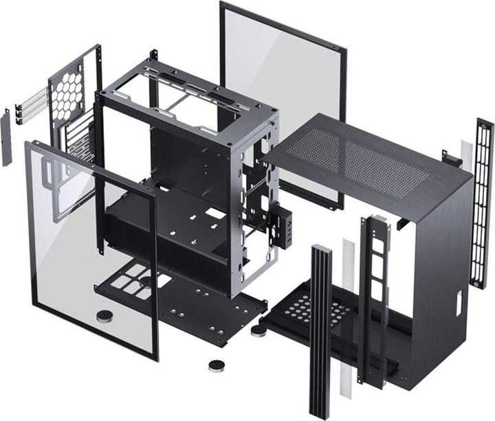 Actual product image Jonsbo U6 Window Midi Tower, Tempered Glass (ATX, mATX, Mini-ITX)