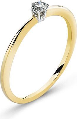 Natsumi Schmuck Diamantring Gelbgold 18K/750 0.15 ct H si