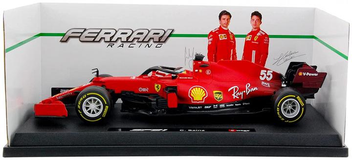 Image du produit Bburago Ferrari F1 2021 #55 Sainz 1/18