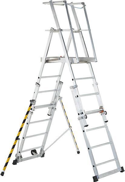 Produktbild kaiserkraft Teleskop-Plattformleiter (Plattformleiter, 190 cm)