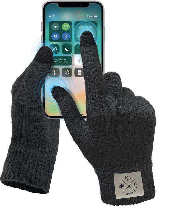 SBS Touchscreen-Winterhandschuhe (M)