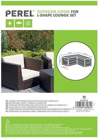 Actual product image Garden Lights Outdoor Cover for L-Shape Lounge Set - 215 cm