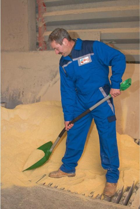 Produktbild Kerbl 296710 Kunststoff Getreideschaufel mit Stosskante und Aluminium Stiel