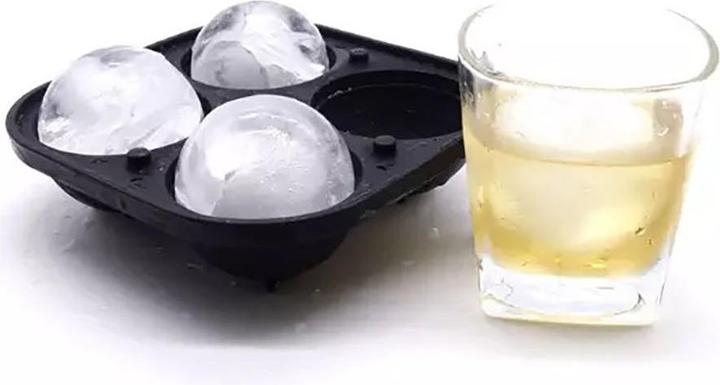 Produktbild Metamorph Kugel Eiswürfel Silikonform für Eiswürfel 4-fach