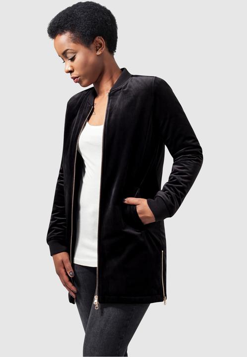Immagine prodotto Urban Classics Giacca lunga da donna in velluto (S)