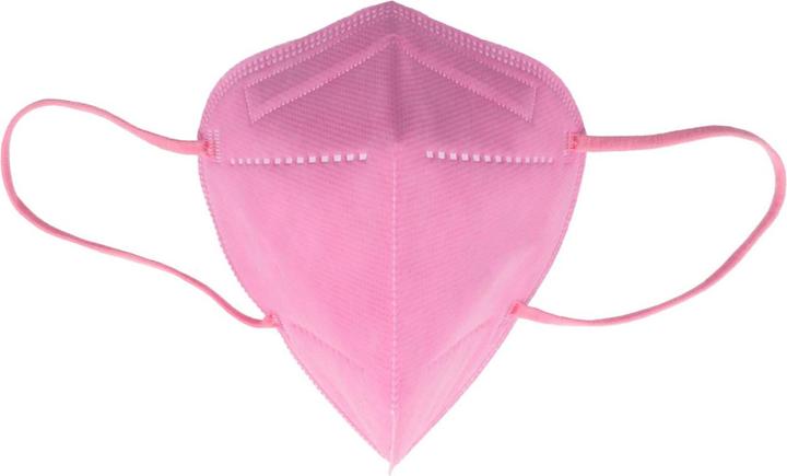 Actual product image AccuCell 10 pieces FFP2 mask pink 5-layer, certified according to DIN (FFP2, 10 x)