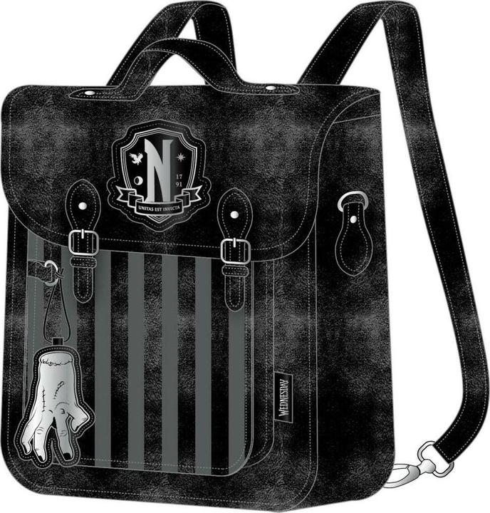 Cerda MERCREDI - Nevermore - Sac à Dos Rétro Convertible '22,5x 22,5 x 7cm'