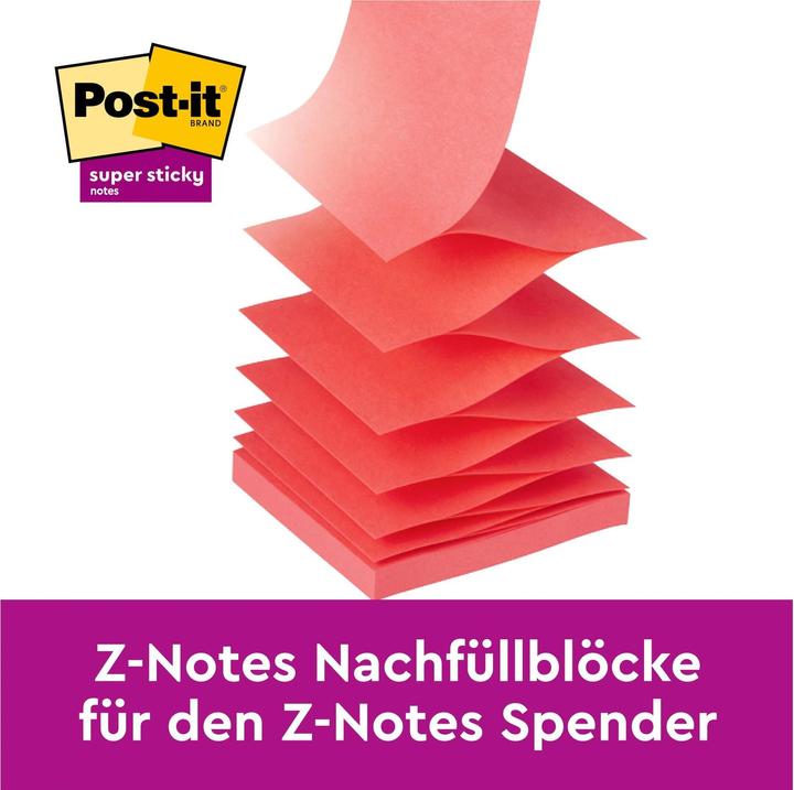 Actual product image Post-it Super Sticky Z-Notes Dispenser (76 x 76 mm)
