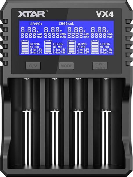 Produktbild Xtar Ladegerät für 18650-Akkus VX4 KT (Ladegerät inkl. Akku)