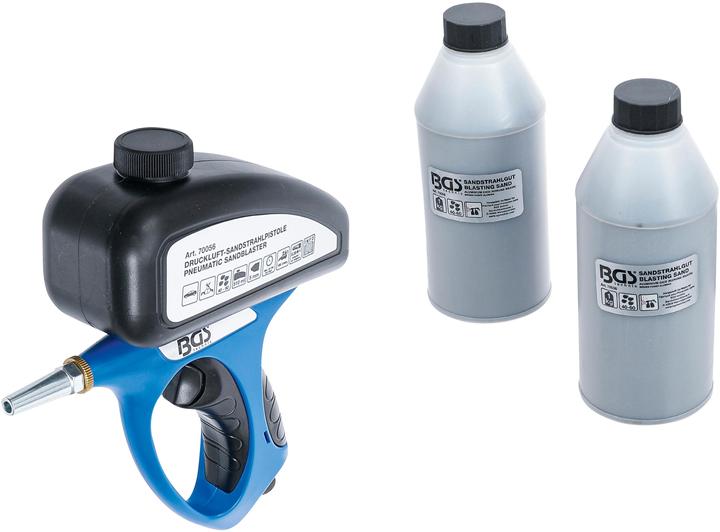 Actual product image BGS Pneumatic Sandblaster incl. Accessories 3 pcs.
