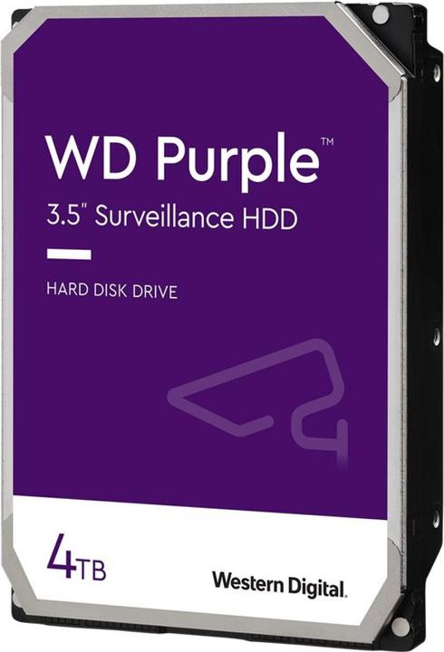Actual product image WD HDD Purple Desktop 4 TB Bulk (4 TB, 3.5", CMR)