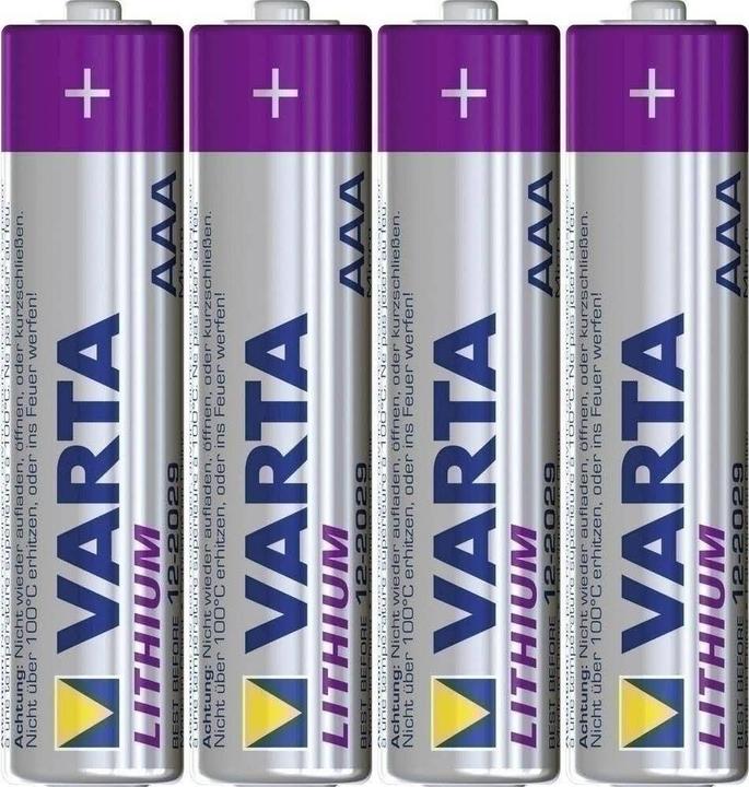 Produktbild Varta ULTRA Lithium (4 Stk., AAA, 1100 mAh)