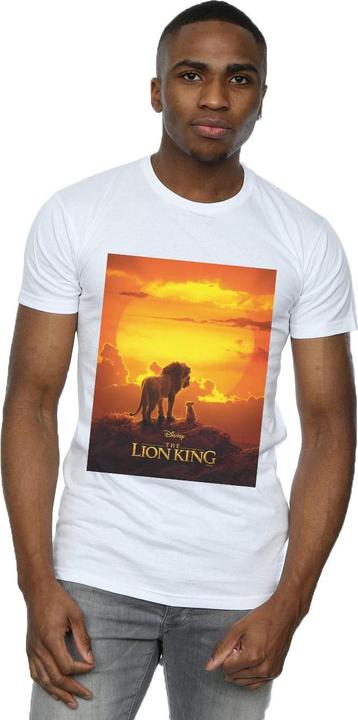 Actual product image Disney Mens The Lion King Movie Sunset Poster T-Shirt (M)