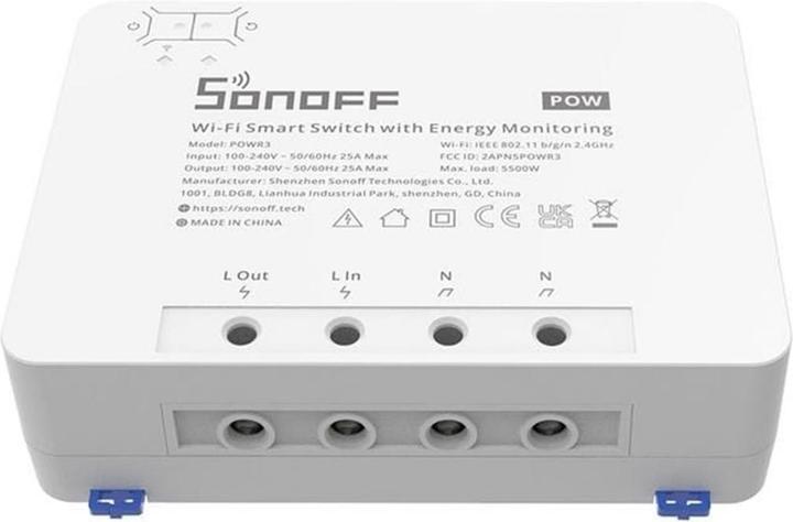 Actual product image Sonoff POWR3 (Switch actuator)
