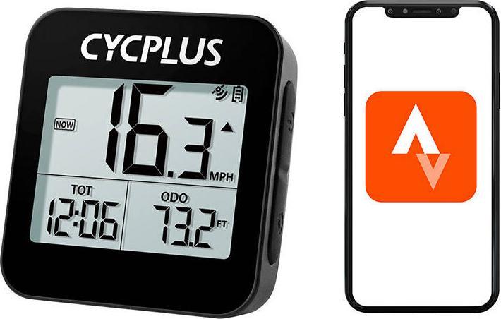 Actual product image Cycplus GPS bike computer G1