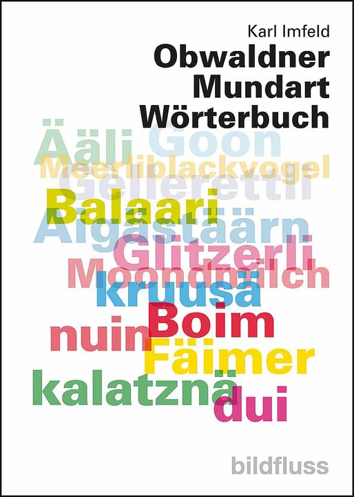 Actual product image Obwalden dialect dictionary (Swiss German, Karl Imfeld, 2020)