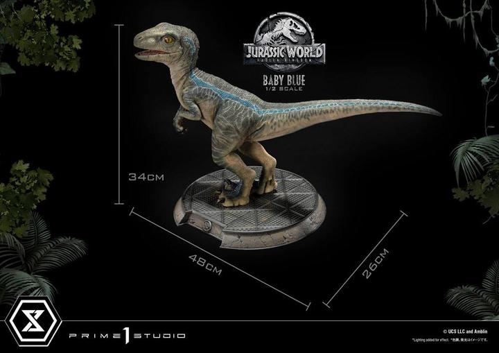 Produktbild Prime 1 Studio Jurassic World: Fallen Kingdom statuette Prime Collectibles 1/2 Baby Blue 34 cm
