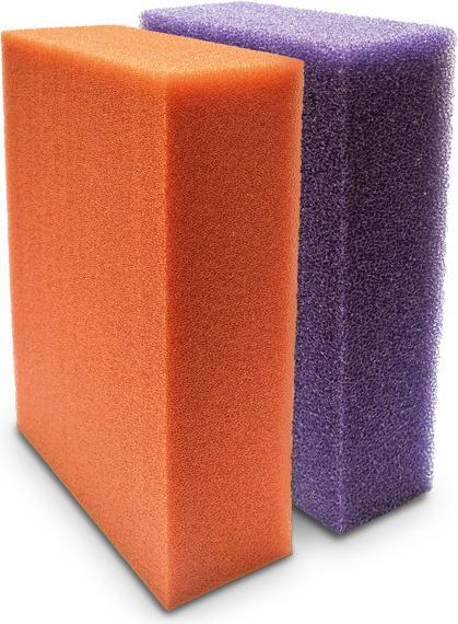 Produktbild KobreTec Ersatzschwamm Set rot/violett, passend für Oase®*BioTec ScreenMatic 18/36/60000/140000/145000
