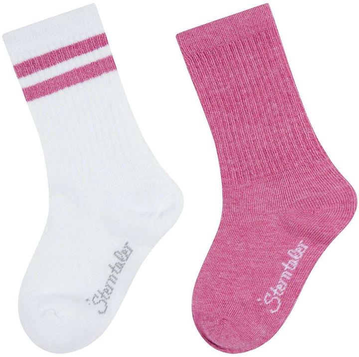 Produktbild Sterntaler Socken Active Uni lang 2er Set Pink Melange Gr. 17-18 (17 - 18)