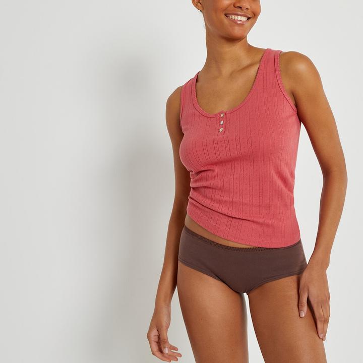Produktbild La Redoute Collections 3er-Pack unifarbene Shortys (W32/L34, 3er Pack)