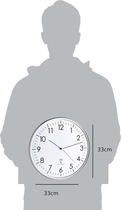 Produktbild TFA Funk-Wanduhr (33 cm)