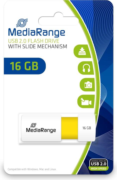 Image du produit MediaRange Mr972 (16 Go, USB-A)