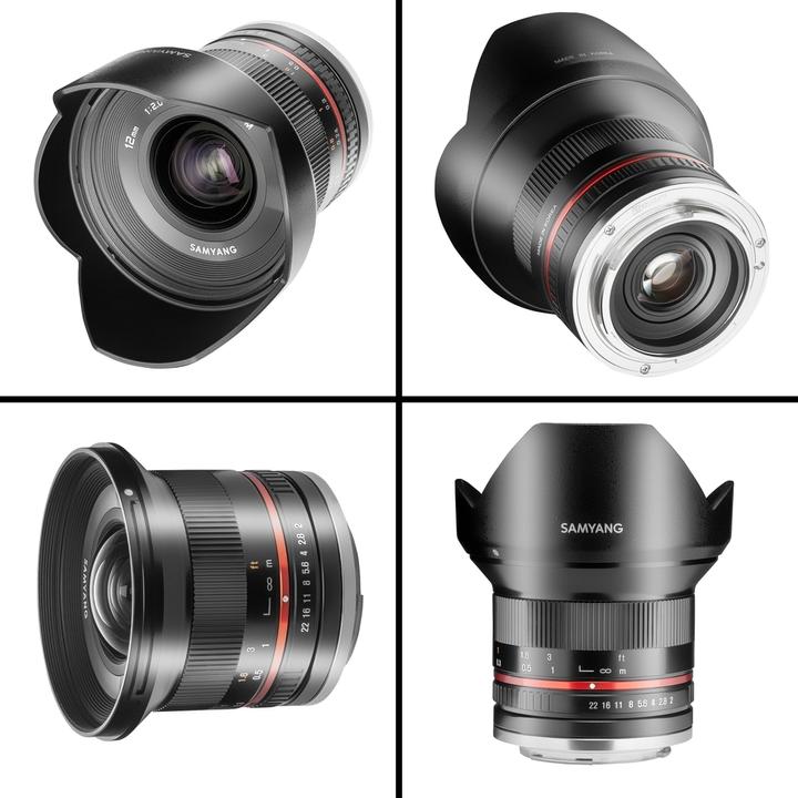 Actual product image Samyang 12mm f/2.0 NCS CS, Canon M (Canon EF-M, APS-C / DX)