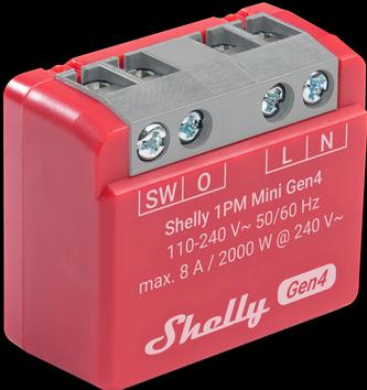 Actual product image Shelly 1PM Mini Gen4 (Heating actuator)