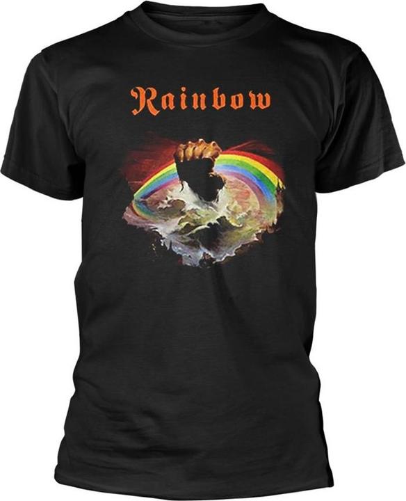 Rainbow Adult Rising Distressed Regular TShirt (L)