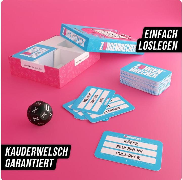Actual product image Denkriesen Tongue twisters - "out with the language" (German)