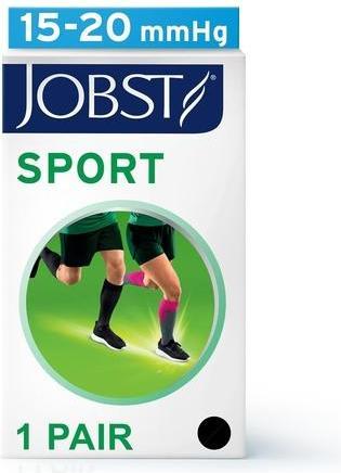 Image du produit Jobst Mi-bas sport 15-20mmHg S noir 1 paire (S)