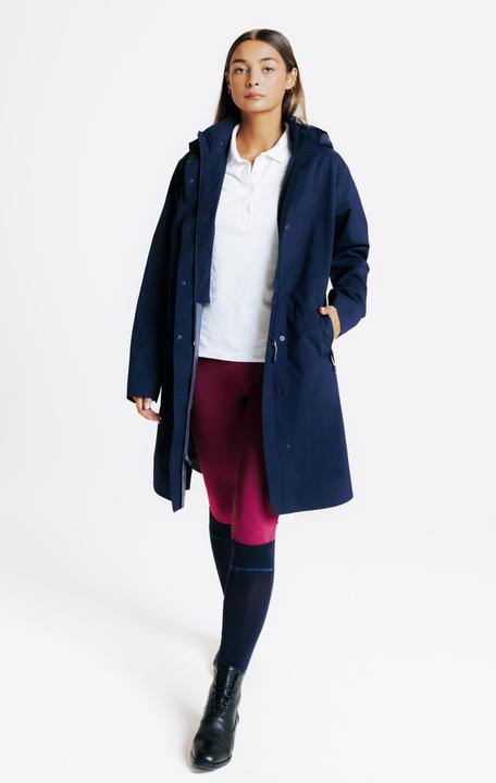 Produktbild Fouganza Reit-Regenmantel lang blau (M)