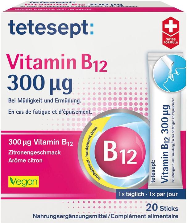 Actual product image Tetesept Vitamin B12 (12 Piece, Powder, 70 g)