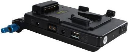 Actual product image Rolux V-Mount Battery Holder RL-VFU1 (6 pcs., Rechargeable battery)