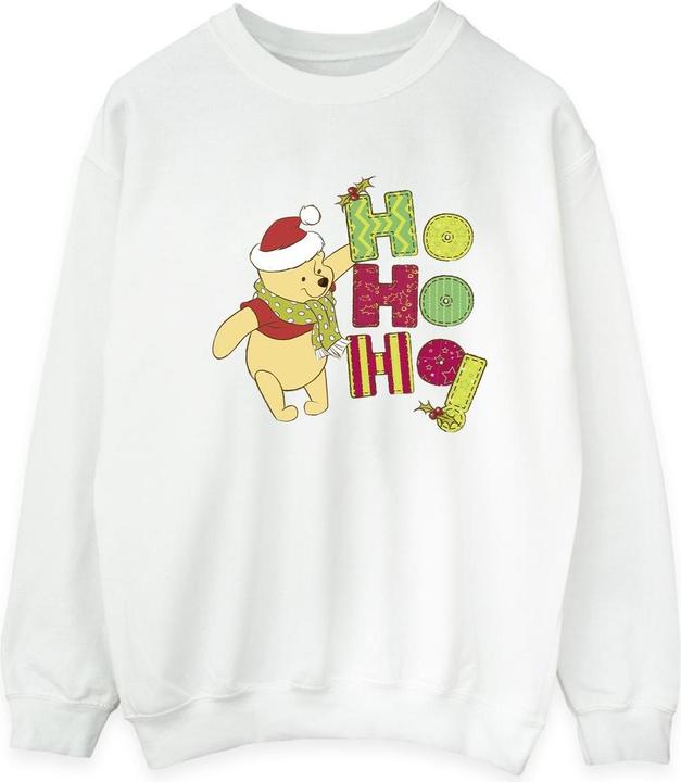 Disney Winnie The Pooh Ho Ho Ho Scarf Sweatshirt (4XL)