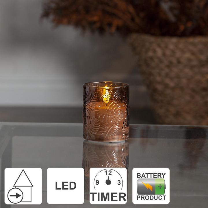 Actual product image Star Trading LED Pillar Candle Flame Leaf (1 x)