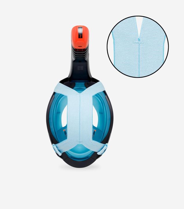 Image du produit Subea Masque de plongée libre femme/homme - Easybreath 900 bleu