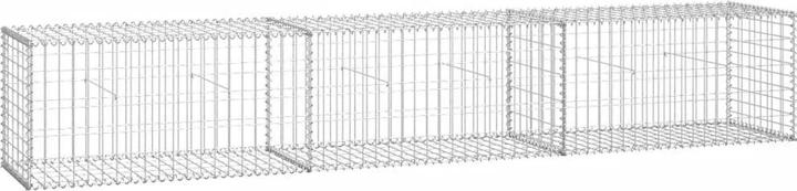 VidaXL Gabionenwand mit Abdeckung