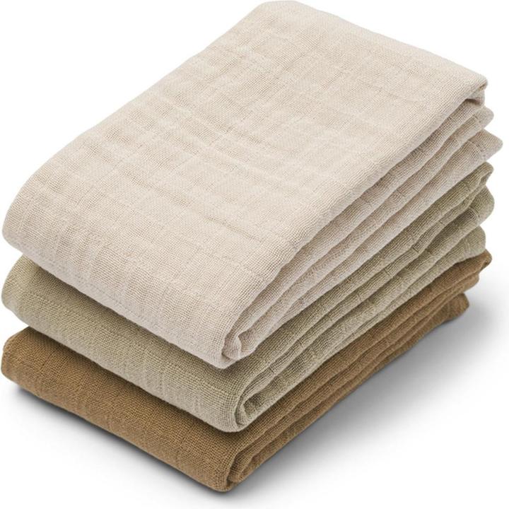 Produktbild Liewood 3Pack Mulltücher Sandy Mix (65 cm, 65 cm)