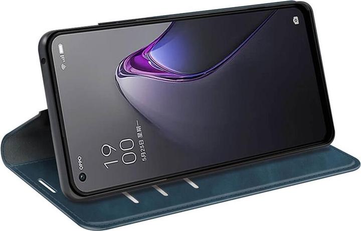 Image du produit Cover-Discount OPPO Reno8 - Stand Flip Case Housse bleu foncé (Oppo Reno 8)