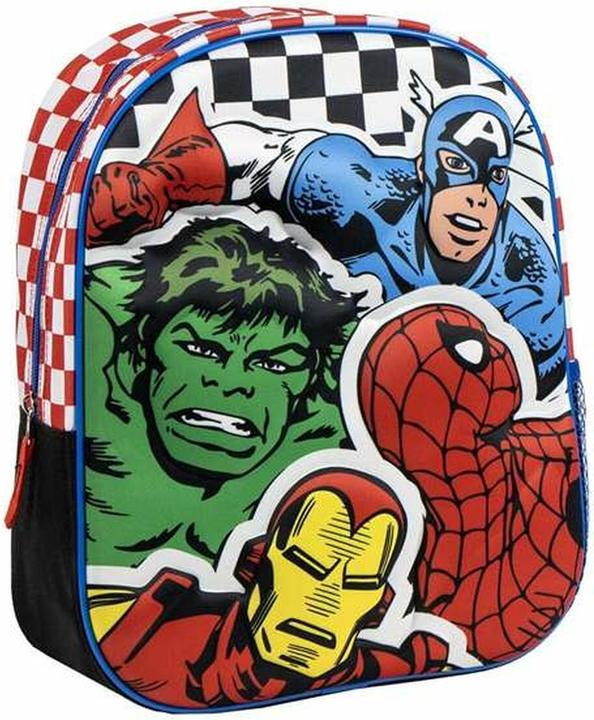 Produktbild Cerda Schulrucksack 3D The Avengers Schwarz 25,0 x 31,0 x 10,0 cm