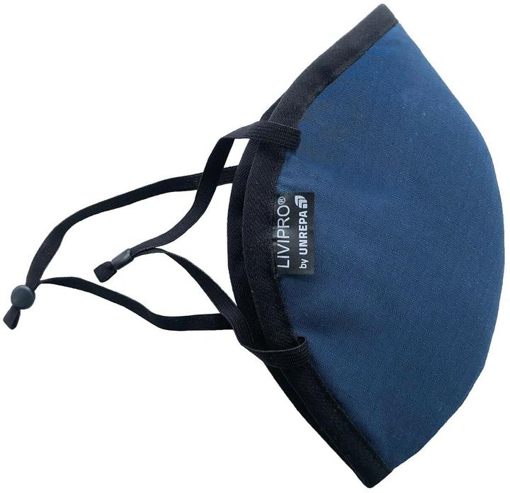 Unrepa Community Stoffmaske LIVIPRO Evolution Gr. XS, Blau (1 x)