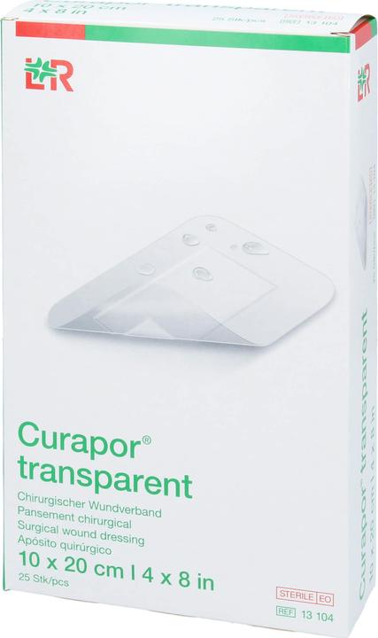Actual product image Curapor Wound dressing 10x20cm transparent (1 x)