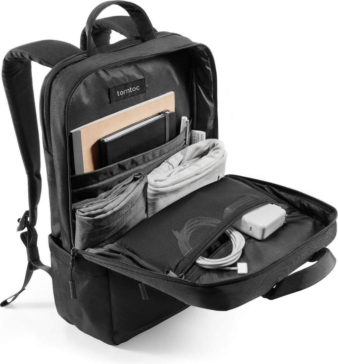 Productafbeelding tomtoc Explorer-T71 travel laptop backpack, 24l (black) (24 l)