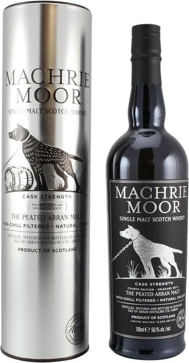 Actual product image Arran Distillery Machrie Moor Cask Strength Batch 4 (1 x 70 cl, Single Malt) (Single Malt, Scotch whisky, 1 x 70 cl)