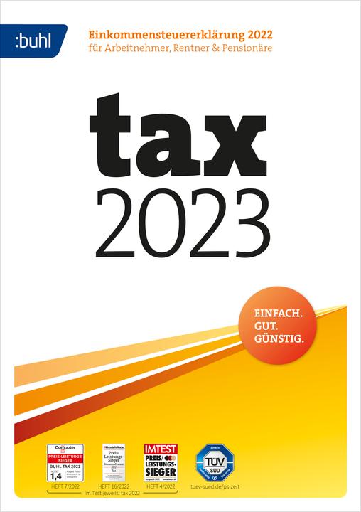 Produktbild Buhl Data Service Tax 2023 (1 User, unbegrenzt)